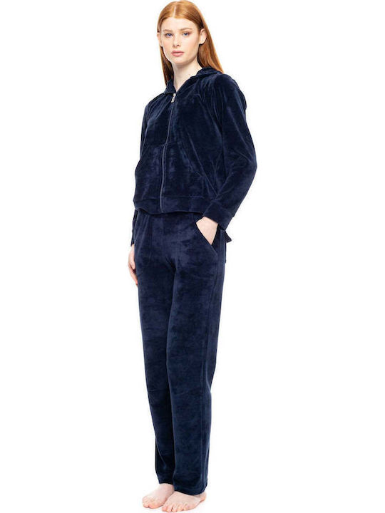 Velvet Tracksuit Set Pink