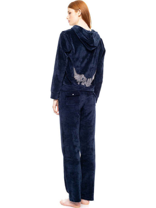 Velvet Tracksuit Set Pink