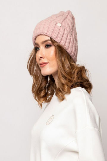 Beanie Căciulă Pentru Femei Tricotată Roz