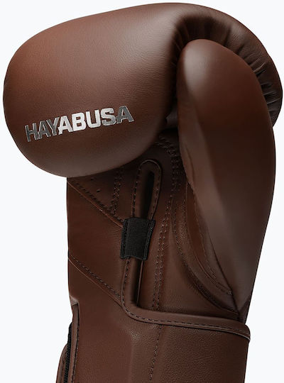 Hayabusa Boxhandschuhe Leder für Wettkampfhandschuhe Braune