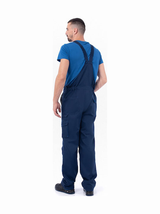 Axon Work Coveralls with Dungarees Blue