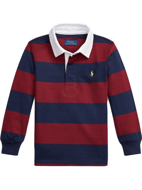 Top Polo Pentru Copii Cu Mâneci Lungi Multicolor Polo
