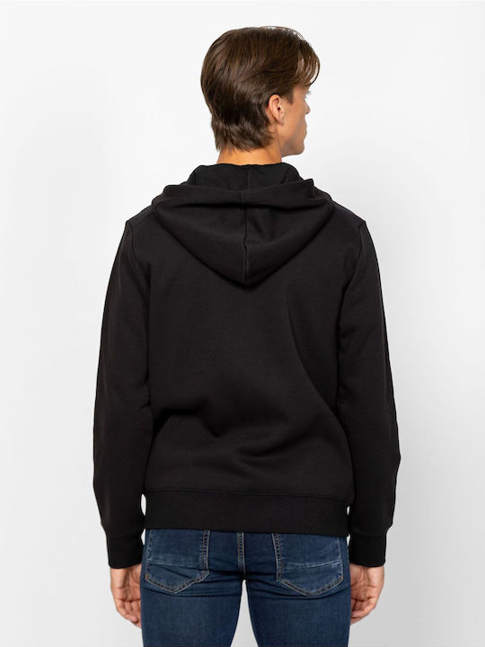 Herren Sweatshirt mit Kapuze Schwarz