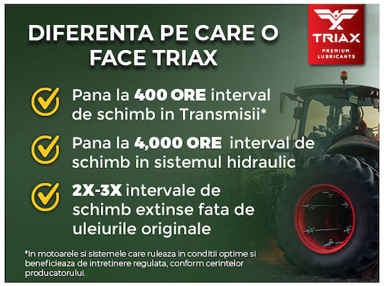 Ulei Transmisii Vario CVT și Hidraulic Triax Agra Stou 10W-40 18,92 L