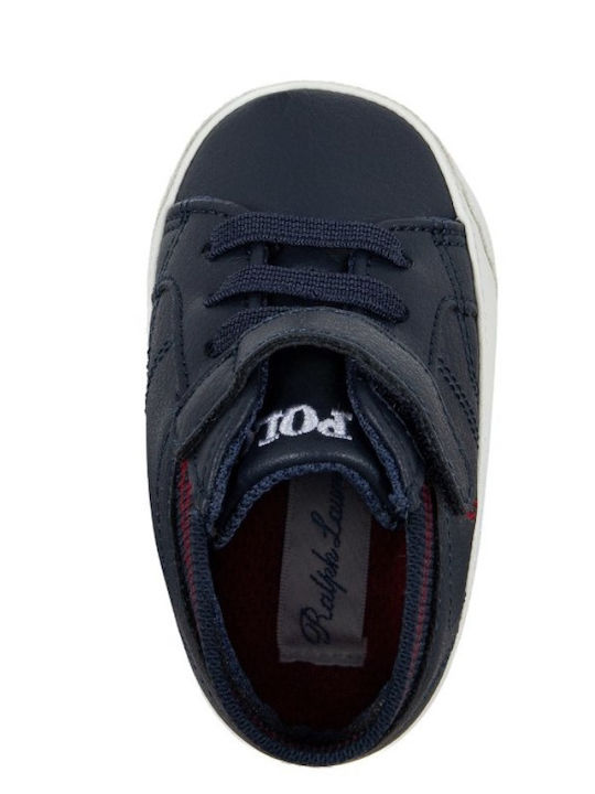 Ralph Lauren Baby Soft-Sole Boots Navy Blue Polo