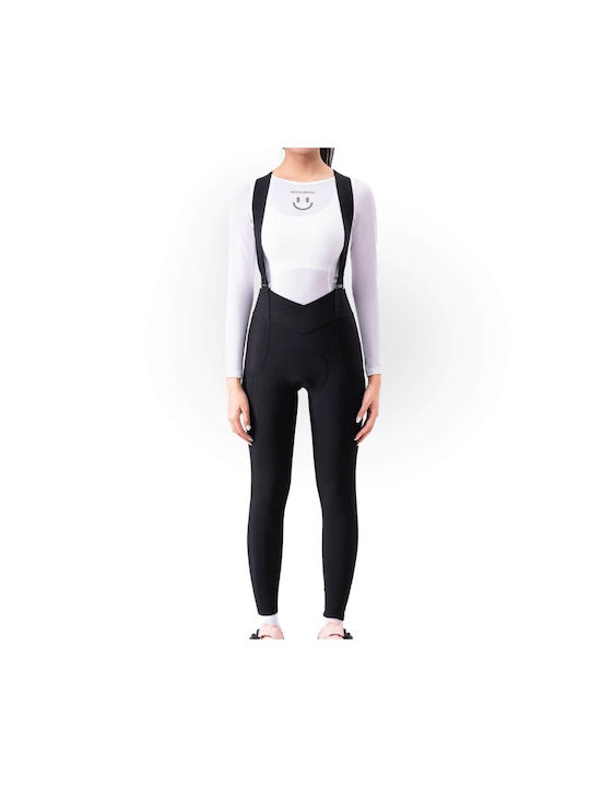 Rockbros Γυναικείο Κολάν Ποδηλασίας με Τιράντες Μαύρο