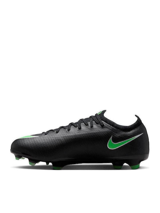 Jr Vapor FG Παιδικά Ποδοσφαιρικά Παπούτσια με Τάπες Μαύρα