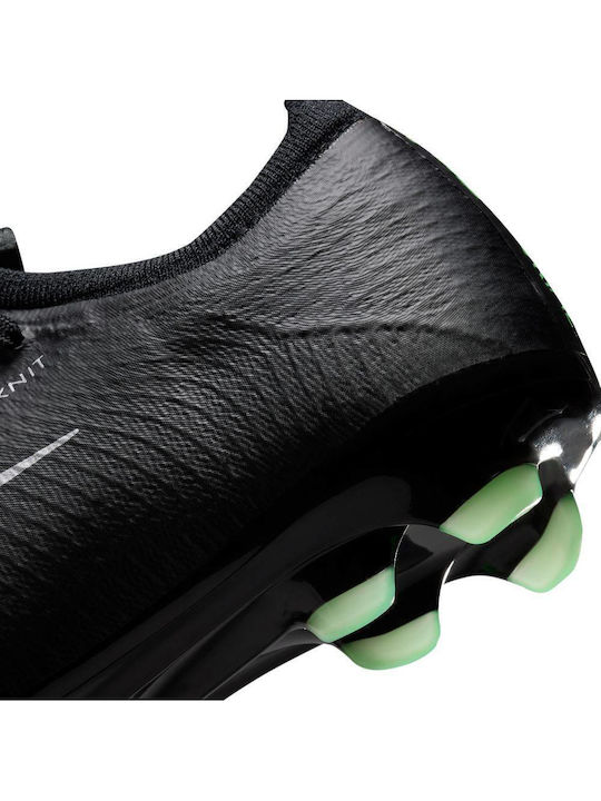 Jr Vapor FG Παιδικά Ποδοσφαιρικά Παπούτσια με Τάπες Μαύρα