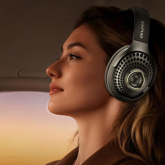 Awei AT30 Ασύρματα / Ενσύρματα Over Ear Ακουστικά Μαύρα