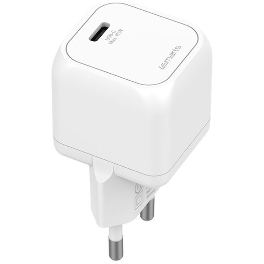 4Smarts 4Smarts Handyladegerät Ohne Kabel Mit USB-C Ausgangsanschluss 45W Weiß (PDPlug)
