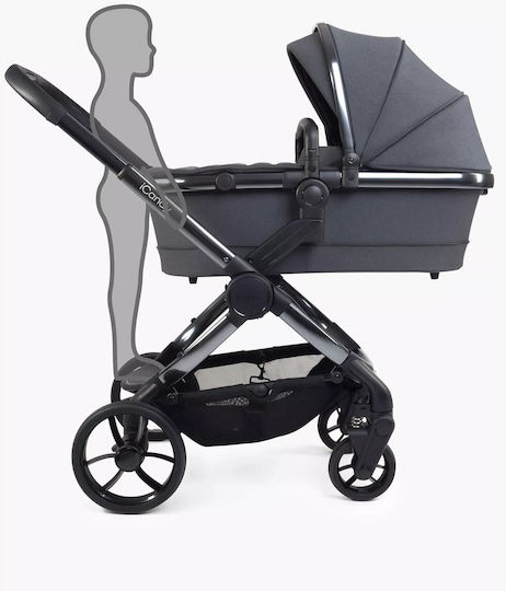 iCandy Peach Ρυθμιζόμενο Καρότσι Μωρού Kατάλληλο από 6+ Mηνών Dark Grey IC2567