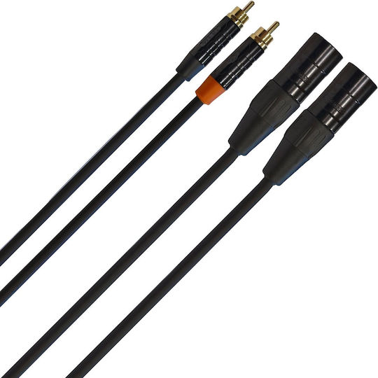 Proel XLR-Kabel Männlich - XLR Männlich Schwarz 3m H40PR15746