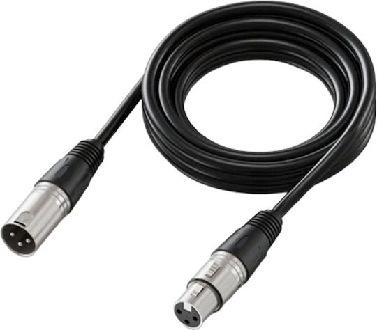 Fifine XLR мъжки кабел - Черен 1.8m