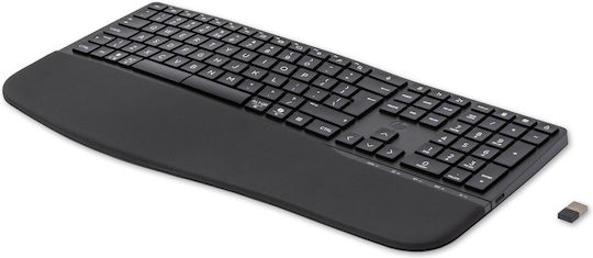 HP 680 Comfort Kabellos Bluetooth Nur Tastatur Englisch US