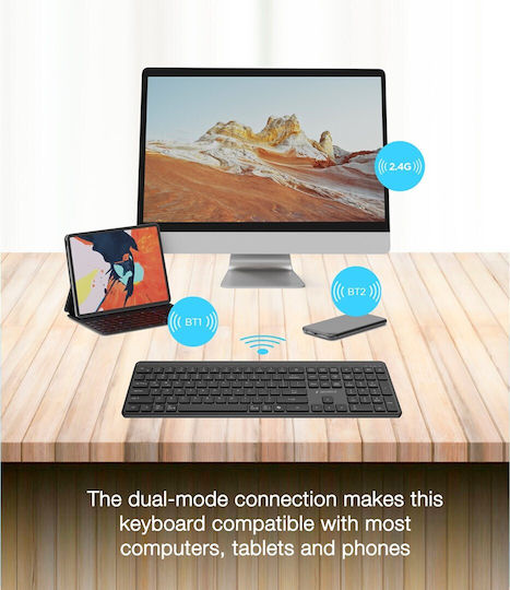 KB-WPS-03-CYRL Wireless Bluetooth Keyboard Cyrillic