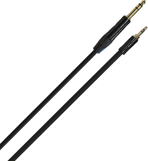 Proel CHLP-185-LU3 Kabel 6,3mm Stecker - 3,5 mm Stecker 3m Schwarz (CHLP185LU3)