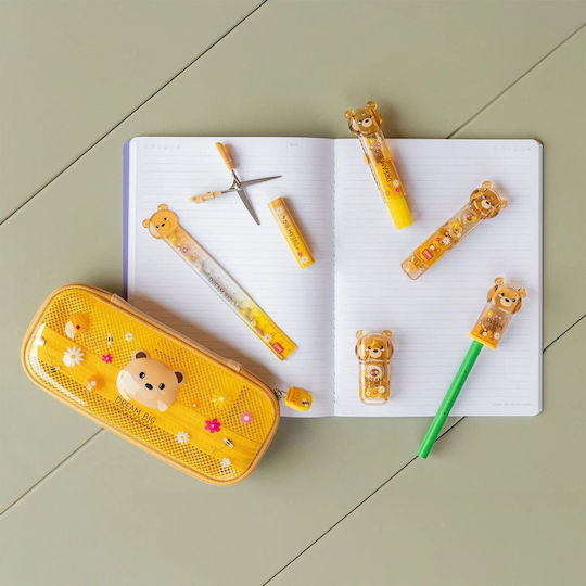 Legami Milano Pencil Case Cylinder Teddy Bear