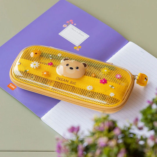 Legami Milano Pencil Case Cylinder Teddy Bear