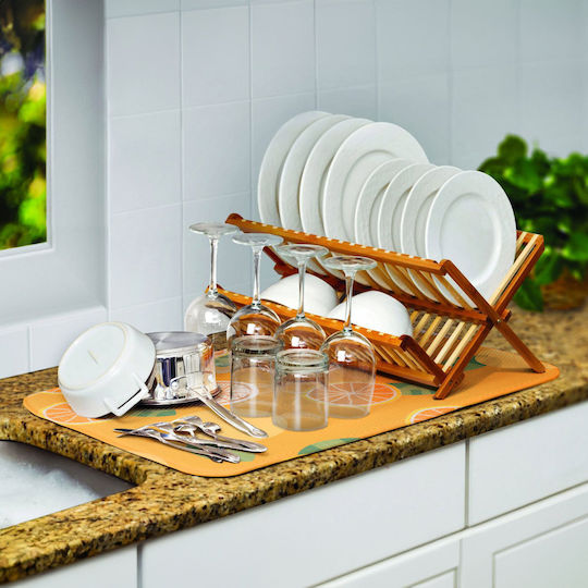 Geschirrabtropfer & Abtropfgitter Farbe Orange 38x51cm