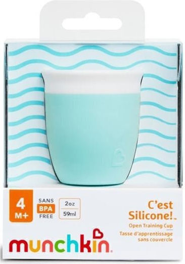 Munchkin Pahar Pentru Copii C'est Din Silicon Turcoaz 59ml Pentru 4m+