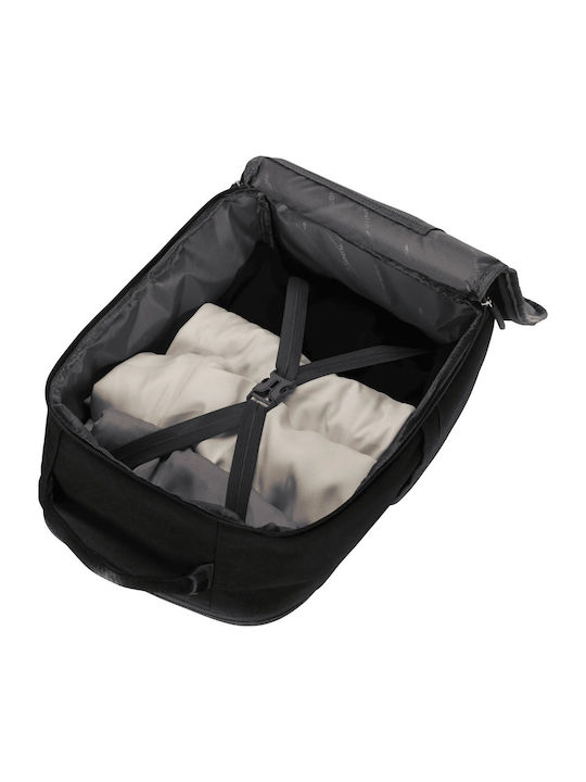 Ghiozdan De Spate Cu Husă Pentru Sticlă De Apă Negru 20 Litri 25 X 20 X 40 Cm