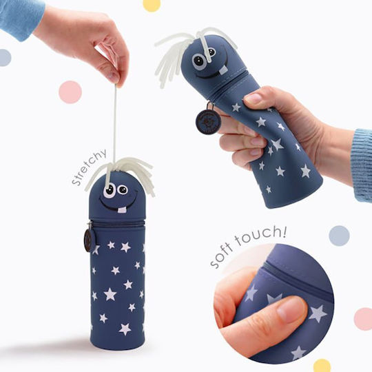 Lulubug Monster Gang Zilly Blue Pencil Case