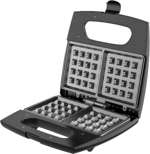 Aparat Vafe cu 2 Compartimente 750W