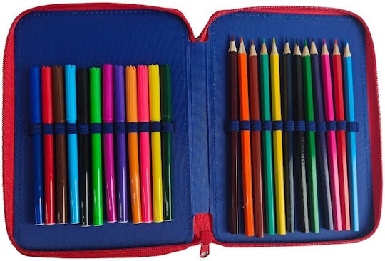 Must Team Filled Blue Pencil Case Iron Man