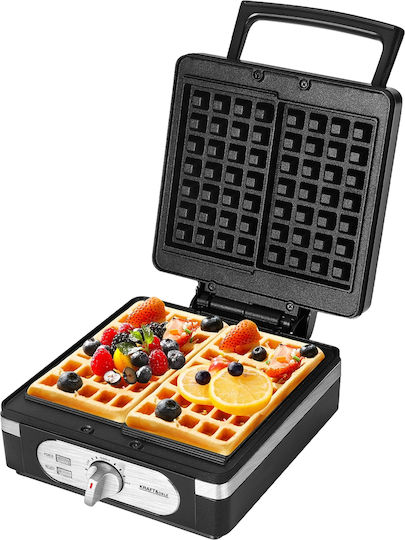 Kraft & Dele Βαφλιέρα για Ορθογώνιες Βάφλες 2 Θέσεων 2000W