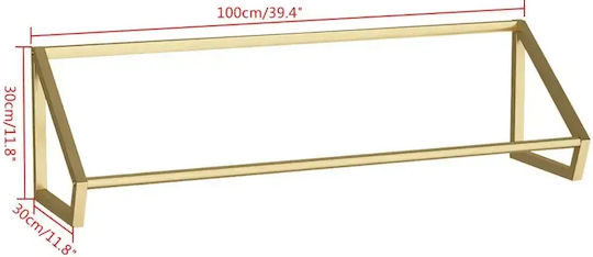 Κρεμάστρα De Perete Aurie 100x30x30cm
