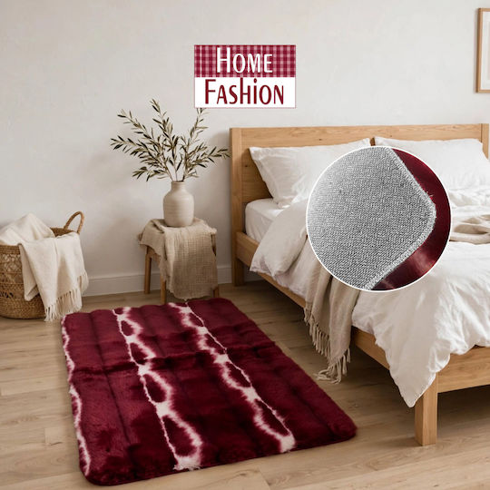 Cosy Life Plus 60x180cm Non-Slip Furry Burgundy Rug Cosy Life Plus 60x180cm Non-Slip Furry Burgundy Rug