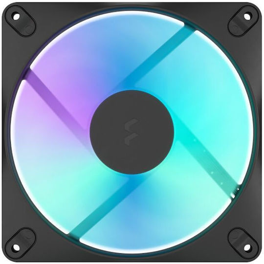 Fractal Design Dynamic 3 - 14 Вентилатор за кутия 140mm (1800rpm / 76.3cfm) Без светодиоди Осветление и Свързване 4-изводна ШИМ