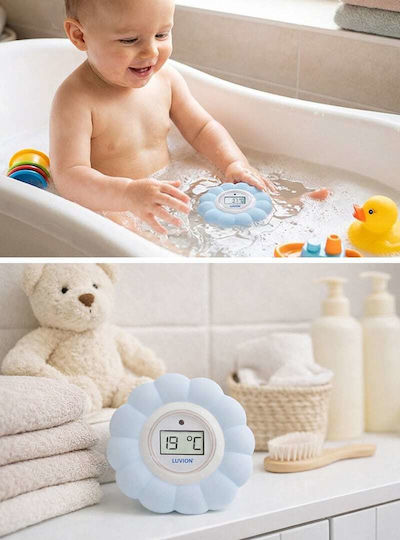 Luvion Ψηφιακό Θερμόμετρο Μπάνιου 5°C έως 39°C Μπλε