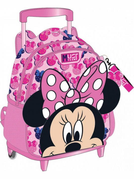 Minnie Mouse School Trolley Bag Kindergarten Pink 8lt 27 x 10 x 31cm 2026