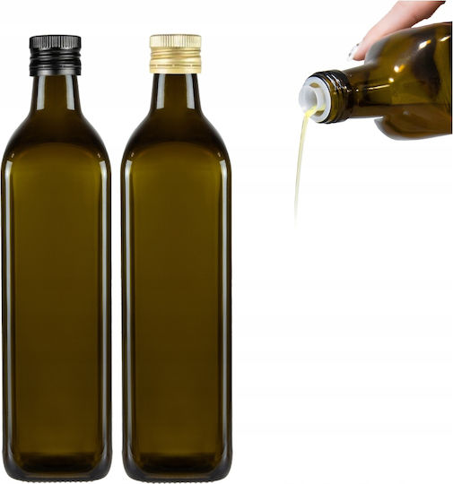 Bimberek Set De Dozatoare Pentru Ulei Și Oțet Din Sticlă Cu Flux 750ml