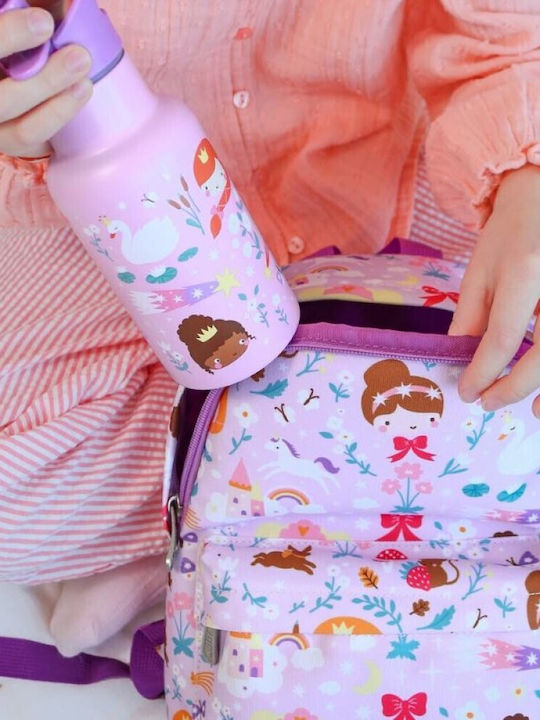 A Little Lovely Company Kindergarten Backpack School Bag Purple 22 x 10 x 30cm