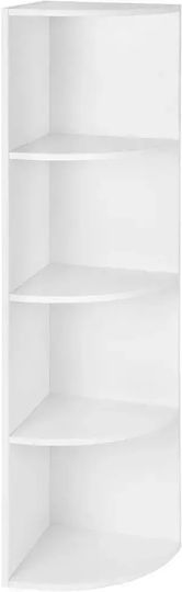 Eckregal Alb 30x30x129,5cm