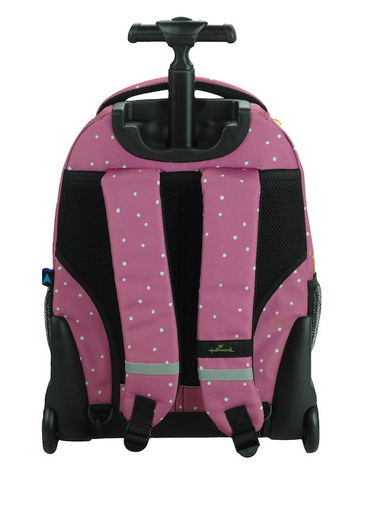 Back Me Up School Trolley Bag Elementary Pink