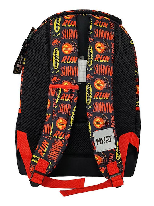 Jurassic World Schulranzen Rucksack 32x18x43cm 3 Flaschenhalter