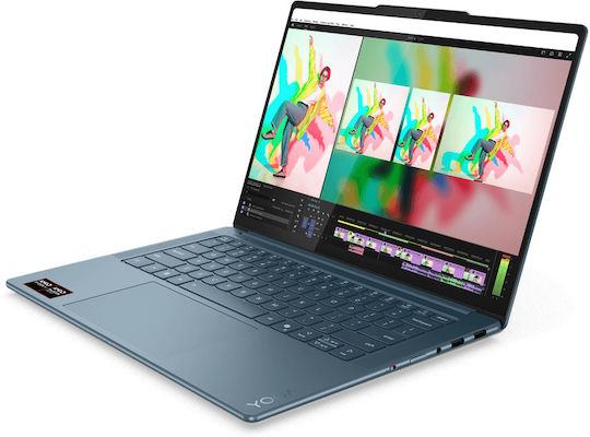 Lenovo Yoga Slim 7 14AKP10 14" OLED FHD+ (Ryzen AI 300 Series-7 345/32GB/1TB SSD/W11 Home) Tidal Teal (GR Keyboard)