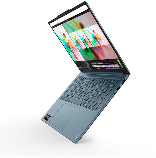 Lenovo Yoga Slim 7 14AKP10 14" OLED FHD+ (Ryzen AI 300 Series-7 345/32GB/1TB SSD/W11 Home) Tidal Teal (GR Keyboard)