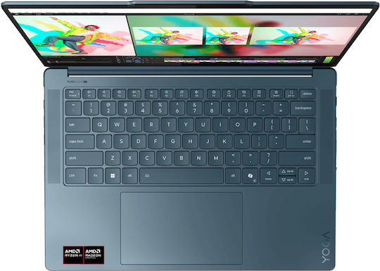Lenovo Yoga Slim 7 14AKP10 14" OLED FHD+ (Ryzen AI 300 Series-7 345/32GB/1TB SSD/W11 Home) Tidal Teal (GR Keyboard)