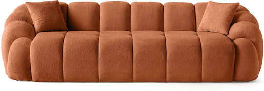 Octavio Four Seater Couch Tile Red 268x80x70 cm