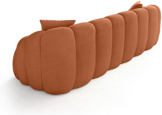 Octavio Four Seater Couch Tile Red 268x80x70 cm