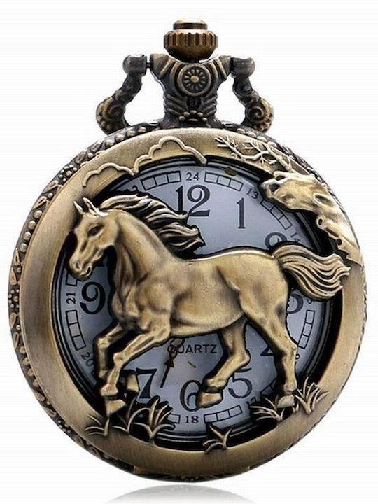 Pocket Watch In Bronze Color Molfs