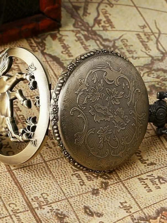 Pocket Watch In Bronze Color Molfs