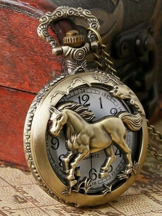 Pocket Watch In Bronze Color Molfs