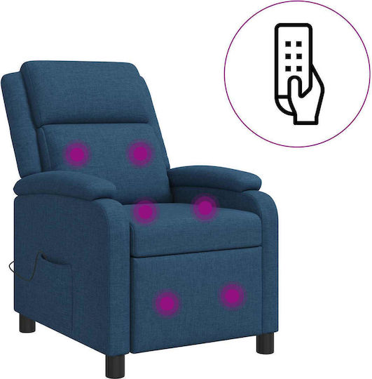 Relax Armchair Massage Blue 66x95x100cm