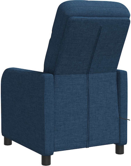Scaun De Relax Masaj Albastru 66x95x100cm