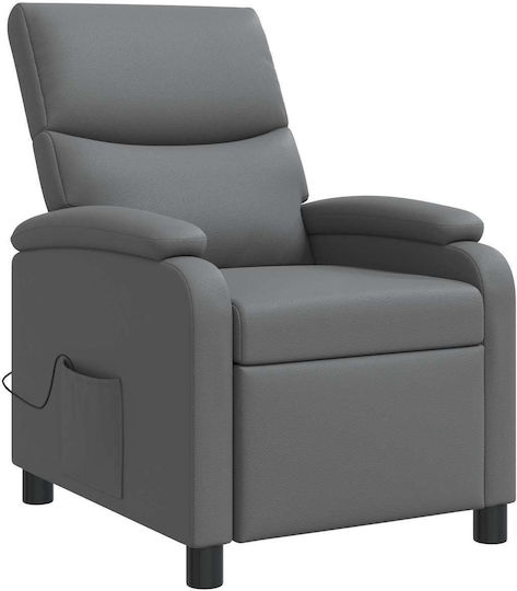 Relax Sessel Massage Grau 66x95x100cm